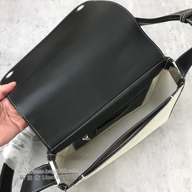 Burberry專櫃新款包包 巴寶莉印花錦質帆布信使包 Burberry男士單肩包  db1229